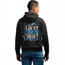 Lucky fishing shirt - Unisex Zipzáros Pulóver női pulóver, kardigán