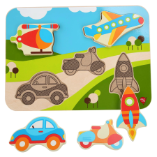 Lucy & Leo Fa Jármű Puzzle 6 Darabos puzzle, kirakós