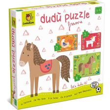 Ludattica Dudu Zvířátka z farmy, puzzle pro začátečníky puzzle, kirakós
