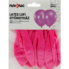  Lufi pink gyöngyház 8db 30cm 633569 party kellék