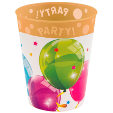 Lufis Sparkling Balloons, Lufis pohár, műanyag 250 ml babaétkészlet