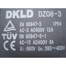 LUMAG DKLD DZ08-3 Motorvédő kapcsoló barkácsgép tartozék