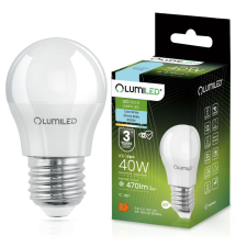 LUMILED Żarówka LED E27 P40 5W = 40W 470lm 6500K Zimna 180° LUMILED izzó