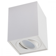 LUMILED Felületre szerelhető HALOGEN Spotcső rögzítő AMAT-L GU10 Négyzet Fehér 115mm LUMILED világítás