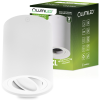 LUMILED Felületre szerelhető halogén spotlámpa, mozgatható, GU10, kerek, fehér, 125 mm, AMAT-XL LUMILED