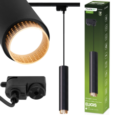 LUMILED Függesztett mennyezeti lámpa 29cm Spotlámpa GU10 LED ELIGIS Fekete LUMILED világítás