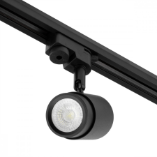 LUMILED GU10 nyomvonalas spotlámpa fekete ORION lámpa egyfázisú sínekhez világítás