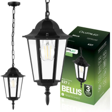 LUMILED Kültéri Függőlámpa E27 LANTERN Fekete BELLIS LUMILED kültéri világítás