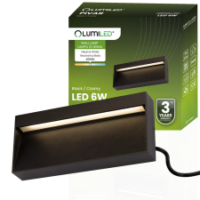 LUMILED Lampa Ogrodowa Zewnętrzna Kinkiet Elewacyjny 6W LED IP54 PIVAR LUMILED kültéri világítás