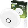 LUMILED LED Mennyezeti Lámpa Felületre Szerelhető WESTA 48W CCT Fehér Kerek 40cm + LUMILED TÁVIRÁNYÍTÓ