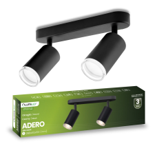 LUMILED Mennyezeti lámpa LED spotlámpa 2x GU10 IP44 ADERO fekete Lumiled világítás