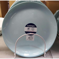 LUMINARC DIWALI LIGHT TURQUOISE lapos tányér 27cm, üveg, 1db tányér és evőeszköz