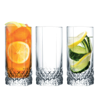 LUMINARC Domotti Delight Diamond magas pohár készlet 310 ml 6 db üdítős pohár