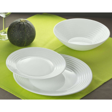 LUMINARC Étkészlet 18 részes HARENA leveses tálkával tányér és evőeszköz
