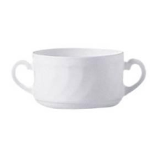 LUMINARC Opál leveses füles csésze, 14,5 cm, 30 cl, 500016 tányér és evőeszköz