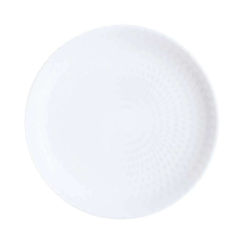 LUMINARC Pampille desszert tányér 19 cm fehér tányér és evőeszköz