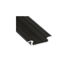  Lumines Alu profil eloxált (Type-Z) fekete, opál világítási kellék