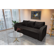  Luna ágyneműtartós ágyazható kanapé sejtelmes fekete szövettel 2 méretben több lenyűgöző színben bútor