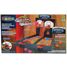 Luna : Asztali kétszemélyes verseny kosárlabda ügyességi játékszett 41×28 cm társasjáték