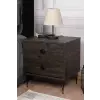  Luna Éjjeliszekrény Sötétbarna