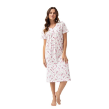 Luna Emily női hálóing, rózsás XXL hálóing, pizsama
