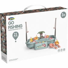 Luna Go Fishing horgászjáték hanggal 21db-os szett társasjáték