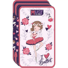 Luna : I Love Ballet 3 szintes töltött tolltartó tolltartó