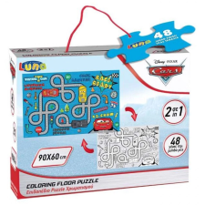 Luna kétoldalas puzzle: Autók labirintus puzzle, kirakós