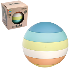 Luna Labda 6db-os toronyépítő játék 12cm készségfejlesztő