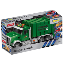 Luna Mega Truck: Szelektív hulladékszállító kamion fénnyel és hanggal 40x14x21cm autópálya és játékautó