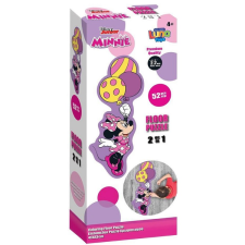 Luna : Minnie egér 2 oldalas 54db-os színezhető padló puzzle puzzle, kirakós