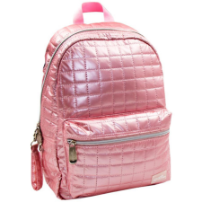 Luna Must... Pearl rózsaszín steppelt iskolatáska, hátizsák 26x14x36cm iskolatáska