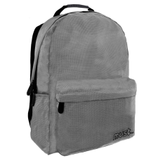 Luna Must Ripstop szürke iskolatáska hátizsák 42×32×17 cm iskolatáska