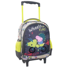 Luna Peppa malac Wheels on fire gurulós ovis hátizsák 27x10x31cm iskolatáska
