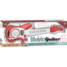 Luna Piros színű játék elektromos gitár 66cm-es játékhangszer