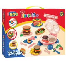Luna Plastelito: Hamburger készítő gyurmaszett gyurma