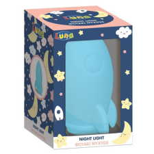 Luna Rakéta éjszakai lámpa 15cm éjjeli fény