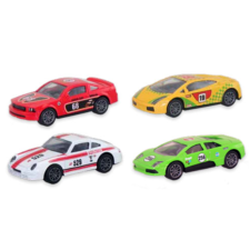 Luna Speed Car: Fém lendkerekes sportkocsi többféle változatban 1:43 autópálya és játékautó