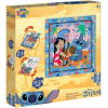 Luna : Stitch Hawaii hangulat 64db-os keretes színezhető puzzle