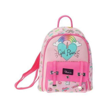 Luna Tesoro: Rózsaszín Girl Power hátizsák 20x10x25cm iskolatáska