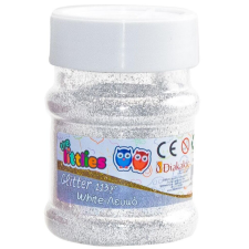 Luna The Littlies: Fehér csillámpor tégelyben 113g csillámtetoválás
