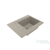 Lunart Aragorn 650 64,9x50 cm-es öntött gránit mosogató medence szifon nélkül,Sand 5999861632619
