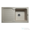 Lunart Dante 86,1x49x,6 cm-es öntött gránit mosogató medence szifon nélkül,Sand 5999123000286