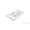 Lunart Dorah 69,5x39,6 cm-es beépíthető öntöttmárvány mosdó,matt fehér 5999123005465
