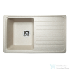 Lunart Ellis 75,8x46,2 cm-es öntött gránit mosogató medence szifon nélkül,Sand 5999123000361