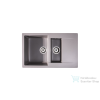 Lunart Gery 79,5x49,5 cm-es öntött gránit mosogató medence gyümölcsmosóval,szifon nélkül,Light grey 5999861632213