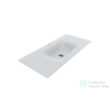 Lunart Timo 1000 100x45 cm-es beépíthető öntöttmárvány mosdó túlfolyó nélkül,matt fehér 5999123006745