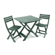  Lunel 2 Személyes Kerti bútor szett Zöld kerti bútor