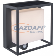 Lutec 6934601118 CURTIS Led szolár fali lámpa 3W, 300lm, 3000K, IP54 kültéri világítás