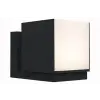 Lutec Cuba matt fekete mozgásérzékelős LED kültéri fali lámpa (LUT-5193803012) LED 1 izzós IP54